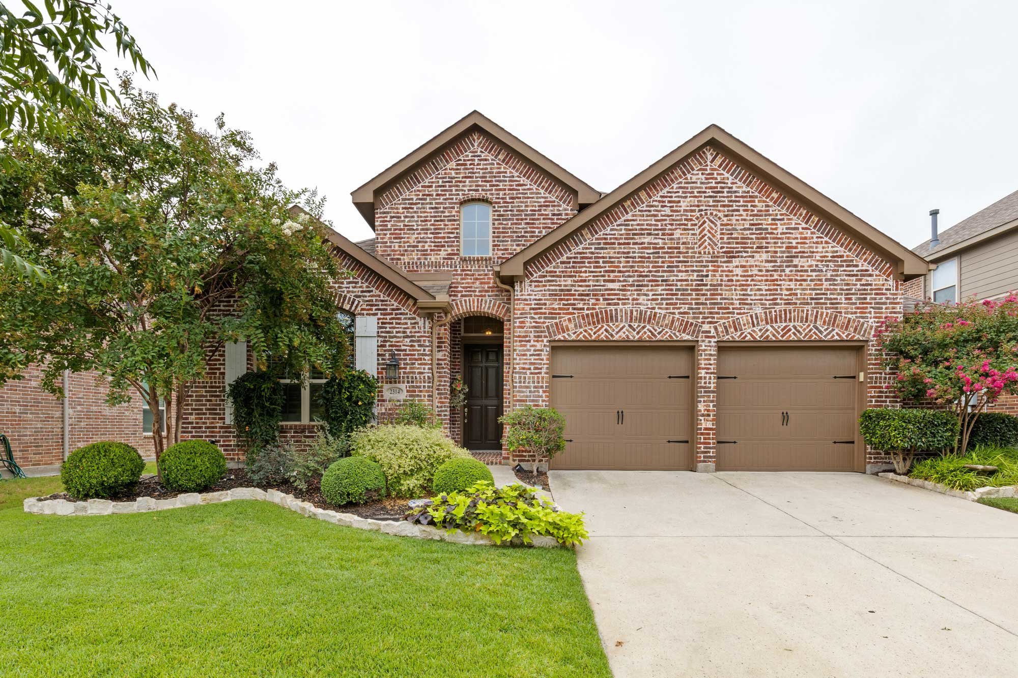 This gorgeous home at 2314 Houston Drive is on an interior lot of Liberty, one of the best developments currently in Collin County